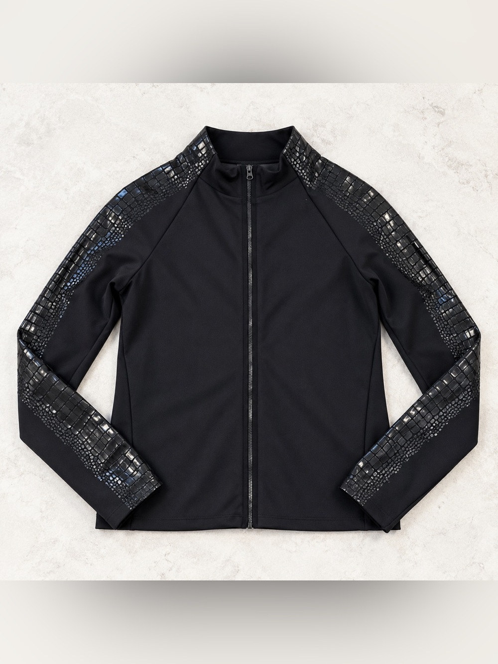 Ultracor x Barry’s Bionic Crocodile Full Zip Jacket Black Small NWOT